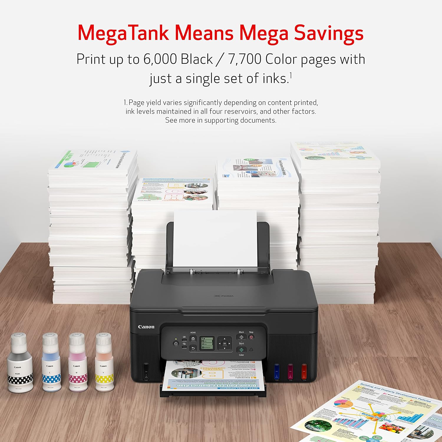 Canon MegaTank PIXMA G3270 Wireless All-in-One - Image 4