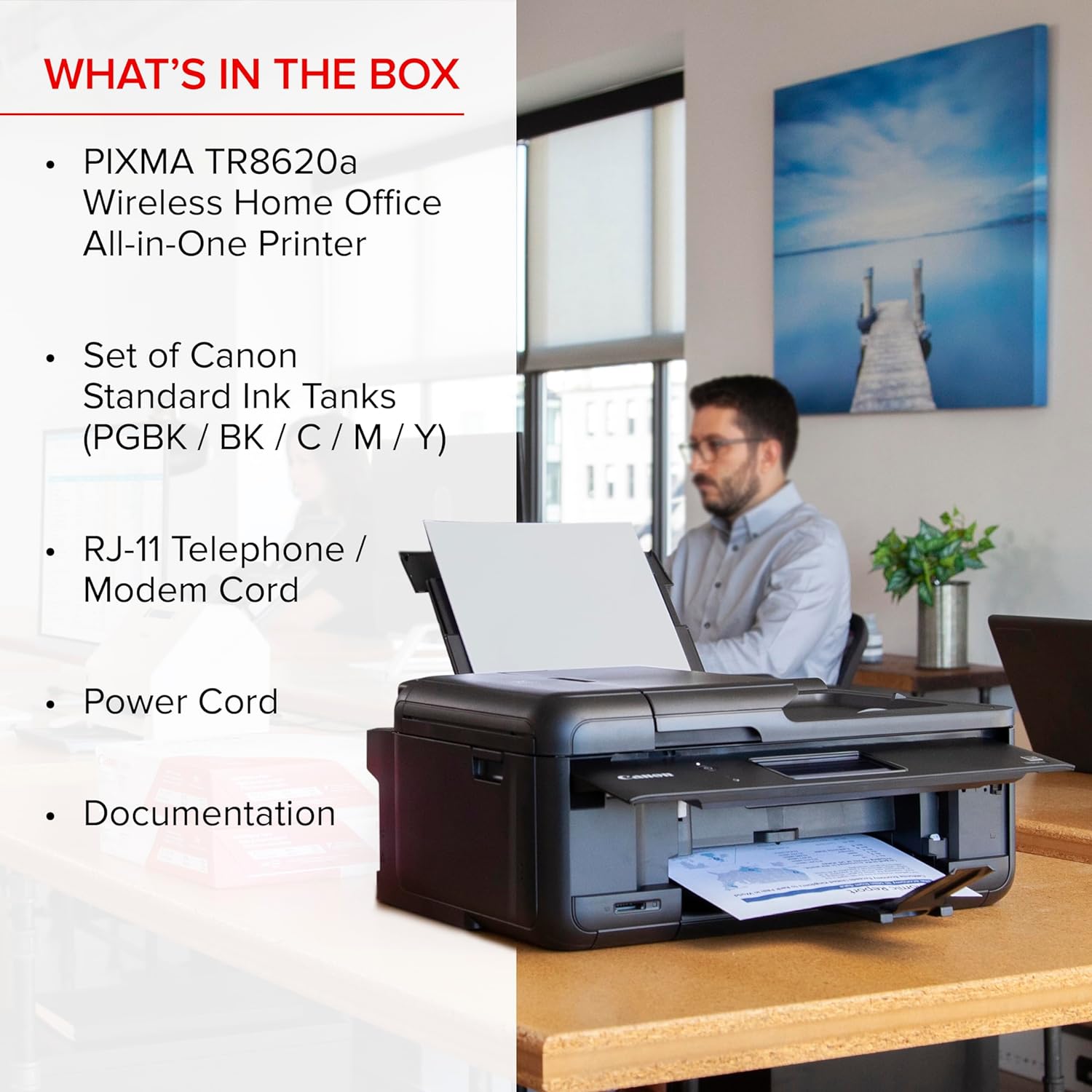 Canon PIXMA TR8620a Home Office All-in-One Printer - Image 4