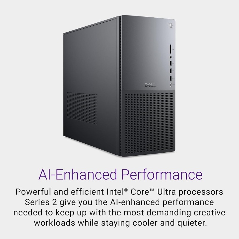 Dell Tower Desktop PC — Intel Core Ultra 9 Processor, 16GB DDR5 RAM, 2TB SSD - Image 2