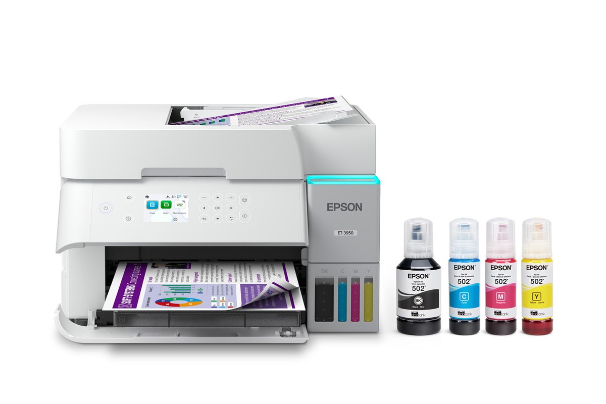 Epson EcoTank ET-3950 Wireless Color All-in-One Cartridge-Free Supertank - Image 4