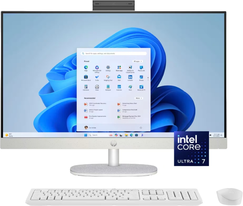 HP 27" Touch All-in-One - Intel Core Ultra 7 - 16GB RAM - 1TB SSD