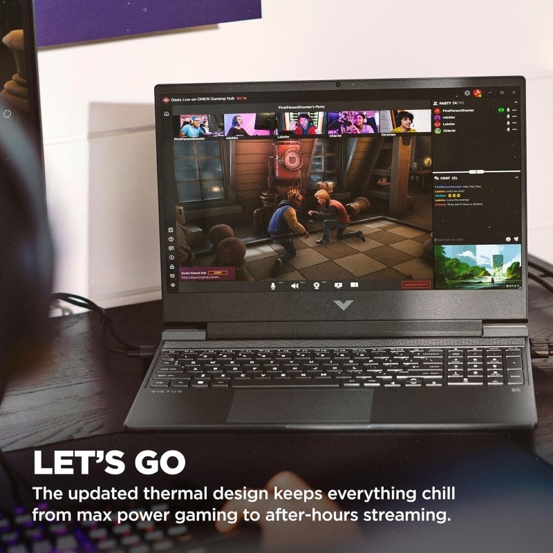 HP 15.6" Gaming Laptop — Intel Core i5, NVIDIA GeForce GTX 3050, 16GB RAM, 512GB SSD - Image 4