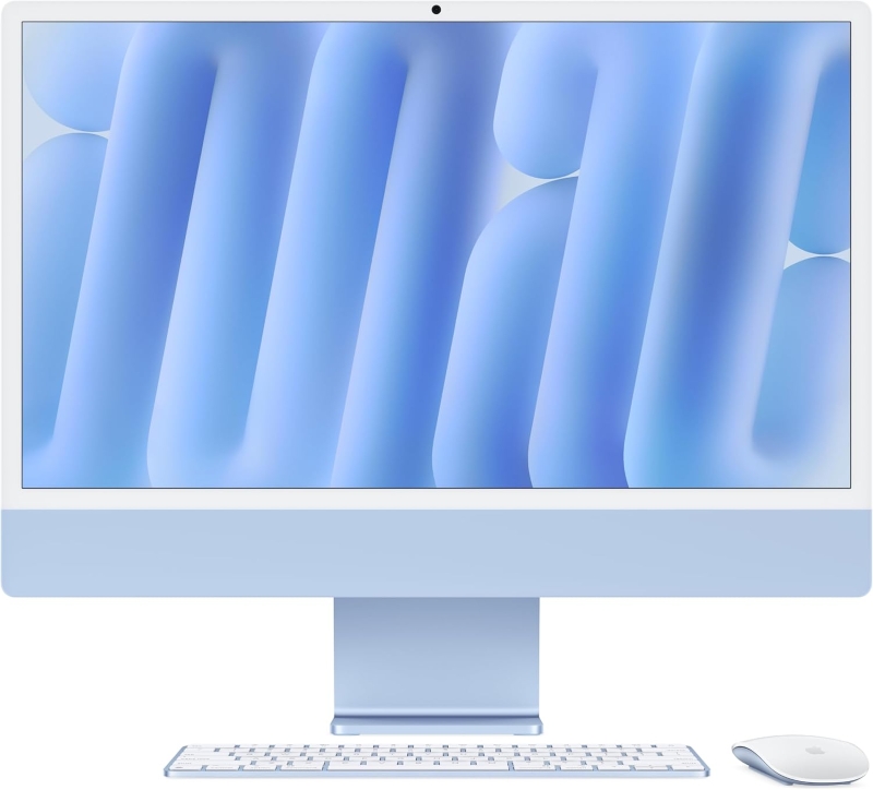 Apple 24″ iMac (2024) All-in-One Desktop — M4 Chip, 8-Core CPU & GPU, 16GB Unified Memory, 256GB SSD - Image 4