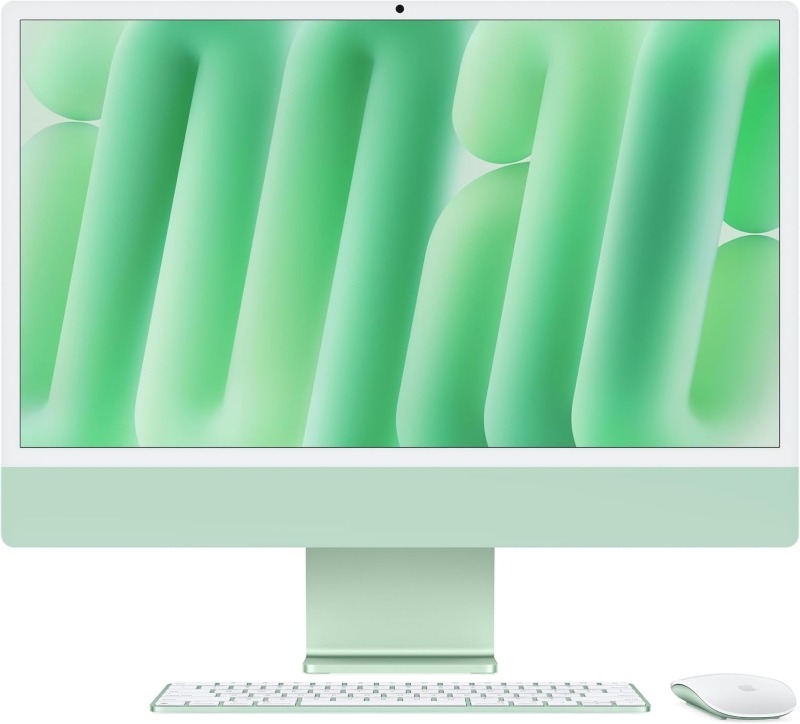 Apple 24″ iMac (2024) All-in-One Desktop — M4 Chip, 8-Core CPU & GPU, 16GB Unified Memory, 256GB SSD - Image 3