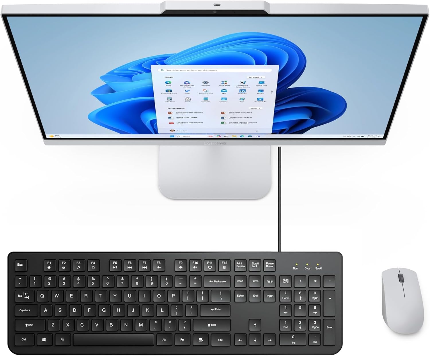 Lenovo 24 23.8" All-in-One Desktop Computer Intel Core i3, 8GB RAM, 512GB SSD - Image 6
