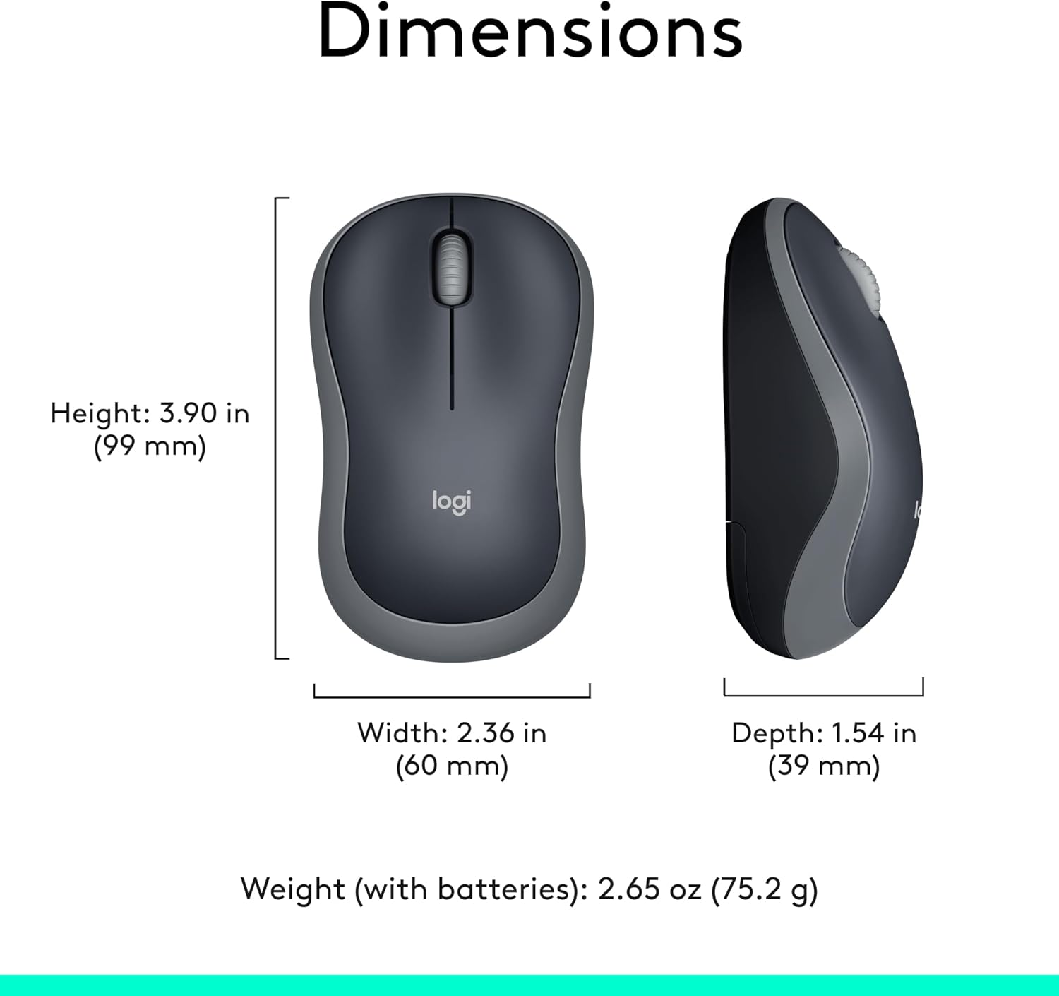 Logitech M185 Wireless Mouse - Image 5