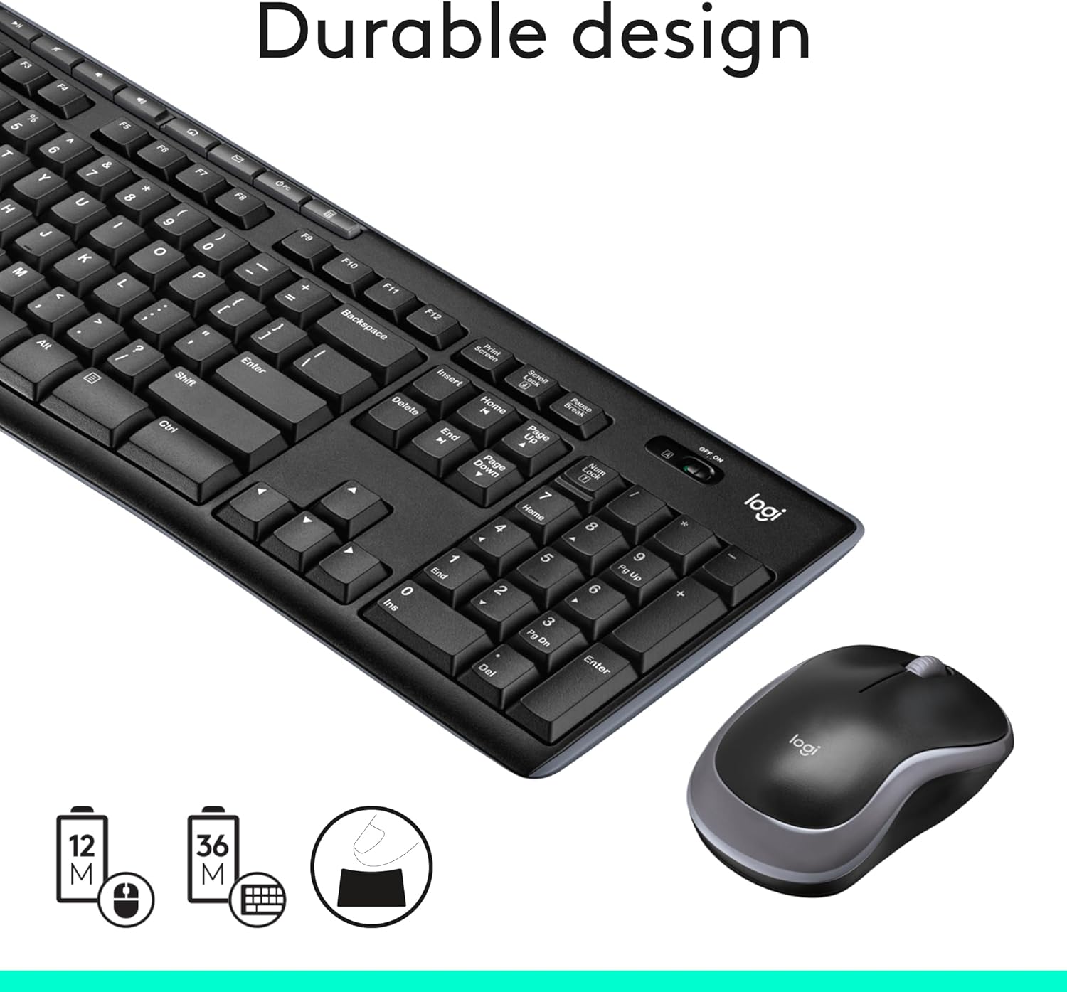Logitech MK270 Wireless Keyboard and Mouse Combo - Image 4