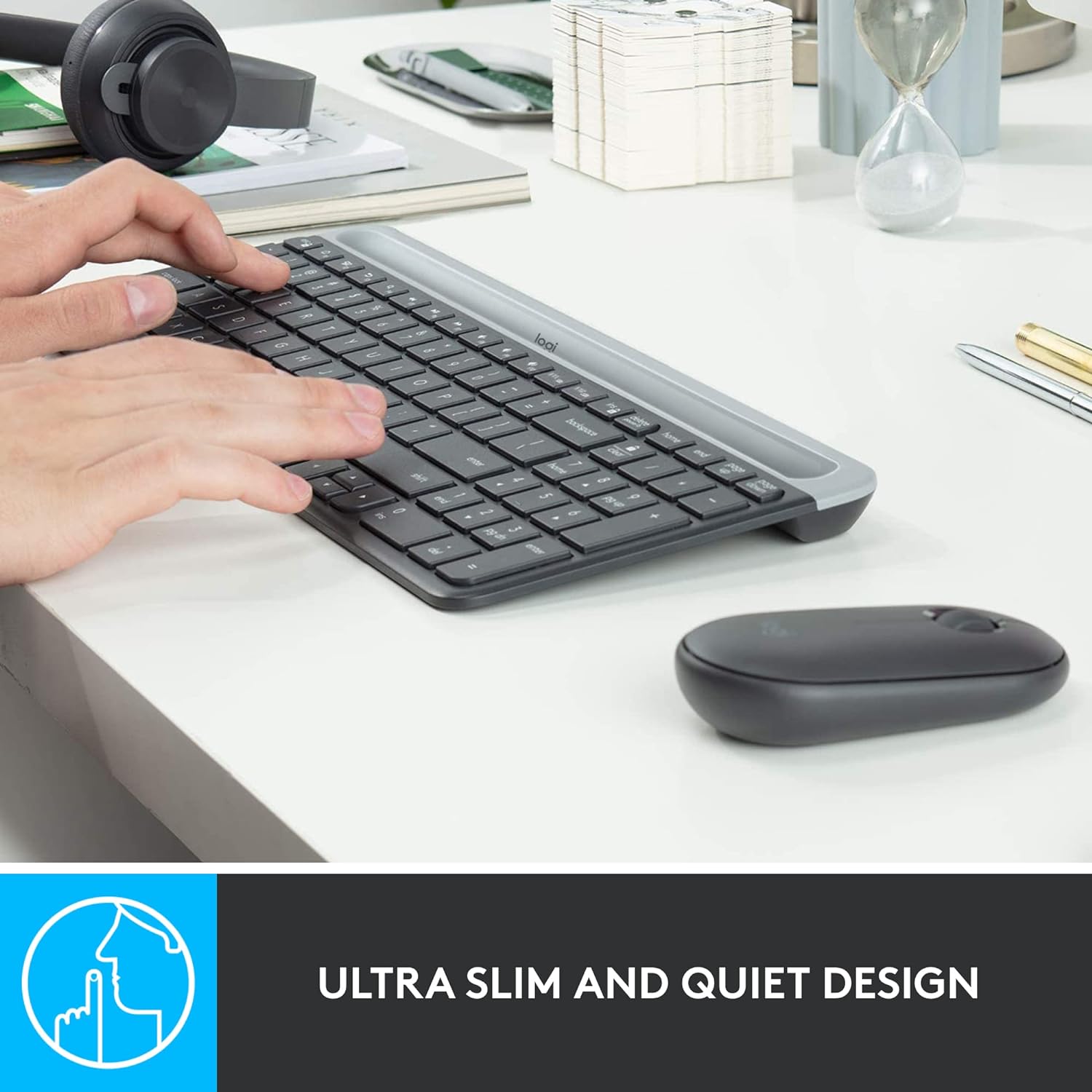 Logitech MK470 Slim Wireless Keyboard and Mouse Combo - Image 3