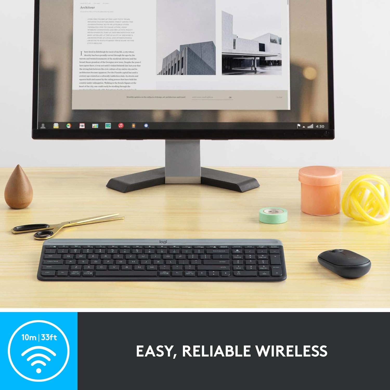 Logitech MK470 Slim Wireless Keyboard and Mouse Combo - Image 4
