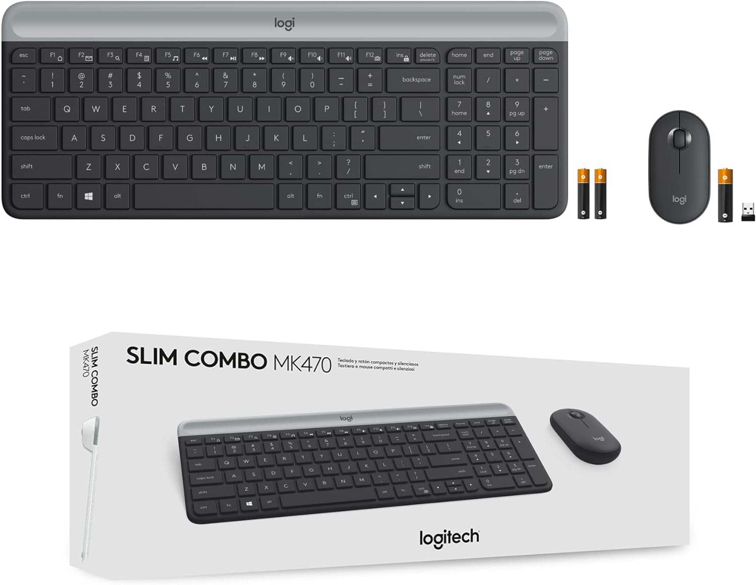 Logitech MK470 Slim Wireless Keyboard and Mouse Combo - Image 6