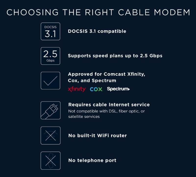 Motorola B12 Advanced Compact Cable Modem - Image 3