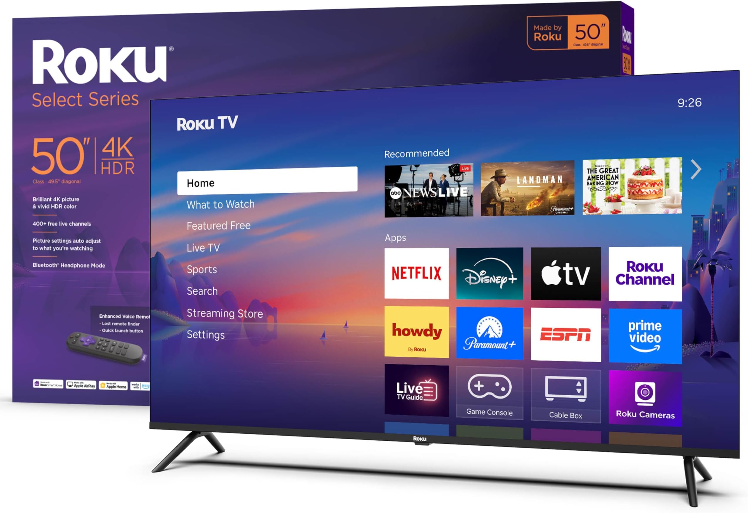 Roku 50" Select Series 4K HDR Smart TV
